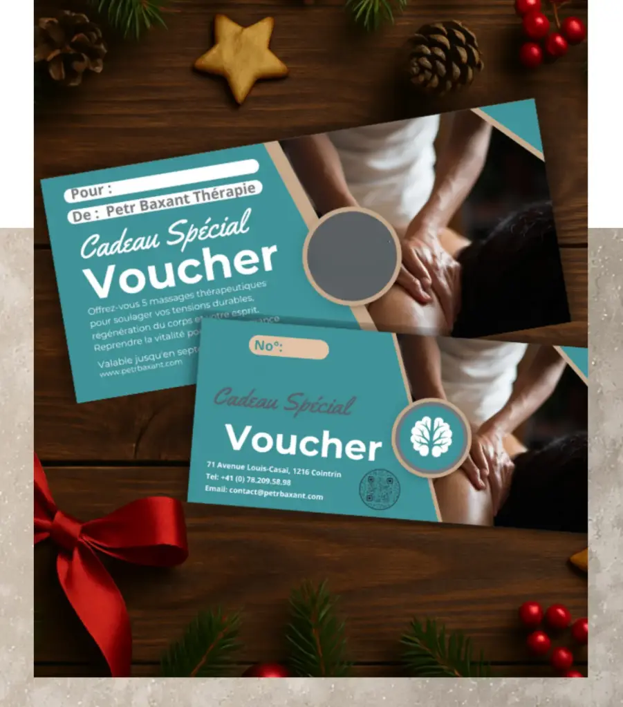 Voucher Christmas massage